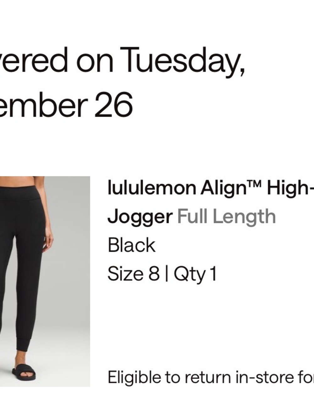 lululemon athletica Align High-Rise Jogger - Black